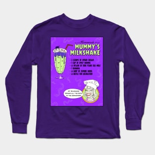 halloween mummy milkshake Long Sleeve T-Shirt